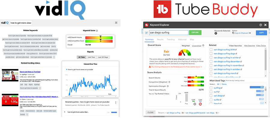 Key Features A Head-to-Head Breakdown of VidIQ and TubeBuddy