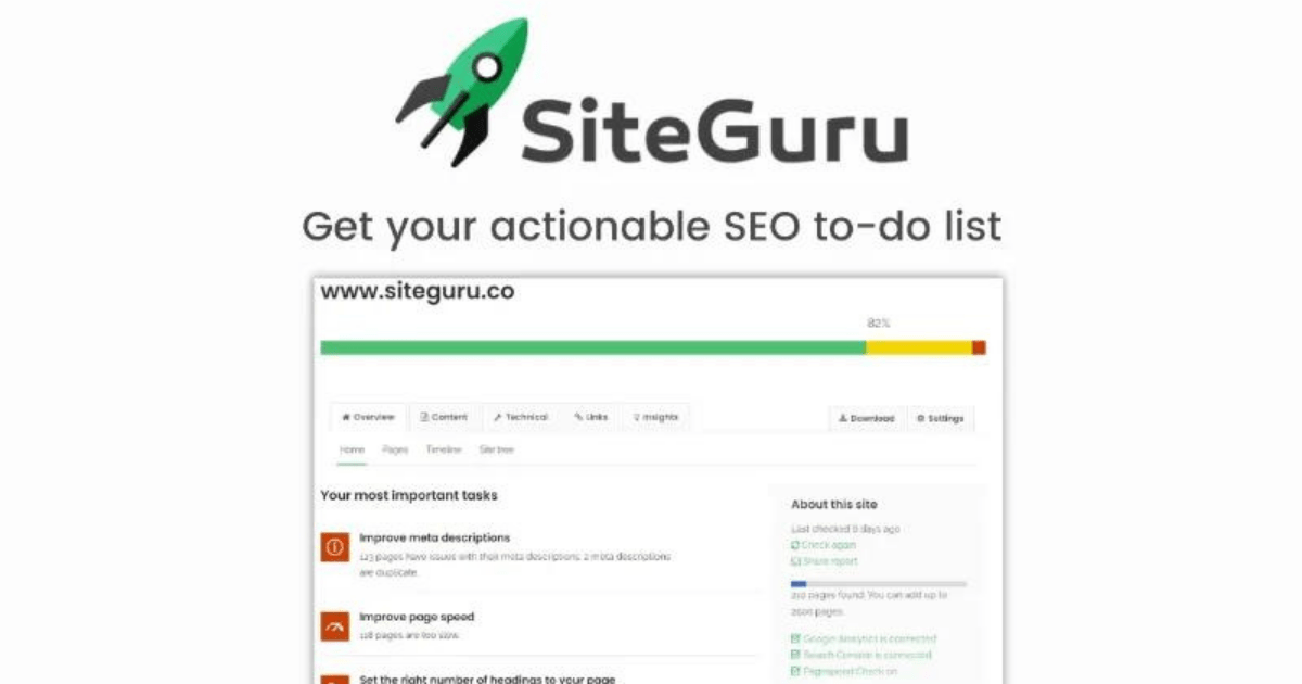 SiteGuru Review A Comprehensive Overview