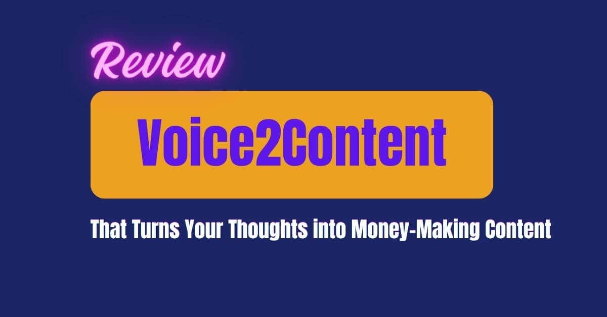 Voice2Content Revolutionizing Content Creation